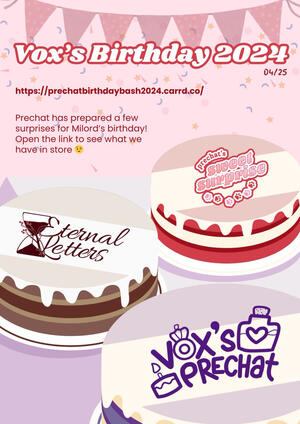 prechat birthday bash 2024